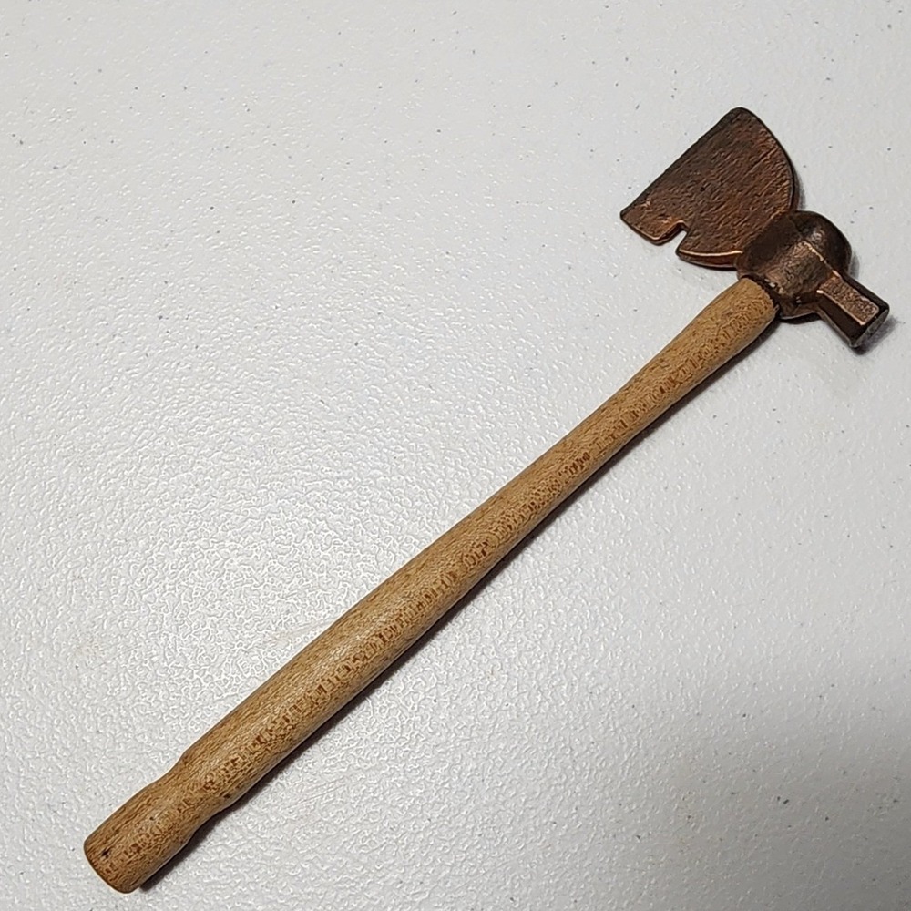 Vintage Miniature Hatchet Hammer Salesman Sample Collectible Tool Wood Handle